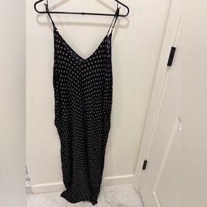 Lulu's Black and White Floral Dress